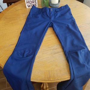 Navy blue fitted North Face ski/ snow pant small
